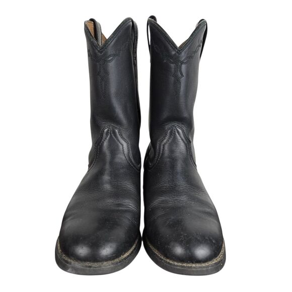 Ariat Heritage Roper Western Cowboy Boots Men\'s Sz 9 D ATS Black 10002280 main image 10